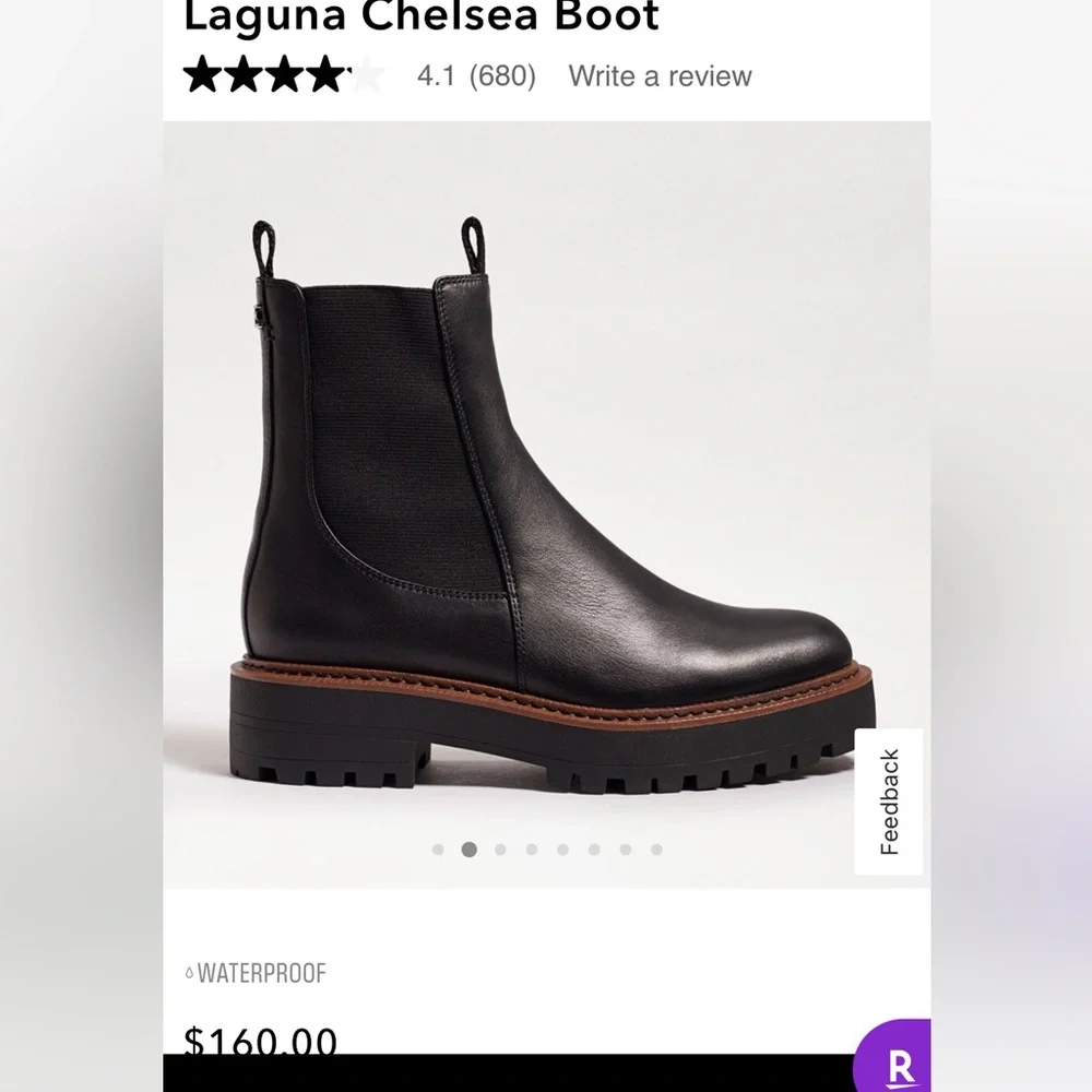 Worn Once! Sam Edelman Laguna Chelsea Boot 7.5 - Picture 2 of 7